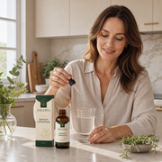 Rituel matinal Erlona avec un verre d’eau